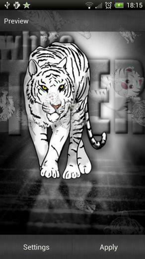 White Tiger Live Wallpaper Android Apps On Google Play