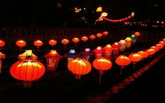 Chinese Lantern Festival Computer Desktop Wallpaper Pictures