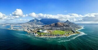 Point Stadium In The Foreground And Table Mountain Background