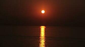 Sunset Nature Red Sicily Waterscape Sea Wallpaper