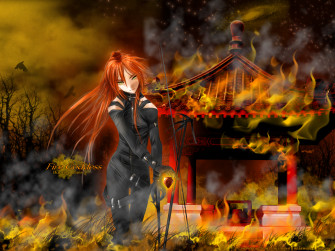 Fire Anime Wallpaper