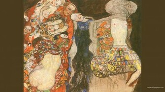 Gustav Klimt Painting Wallpaper Art Full HD Widescreen