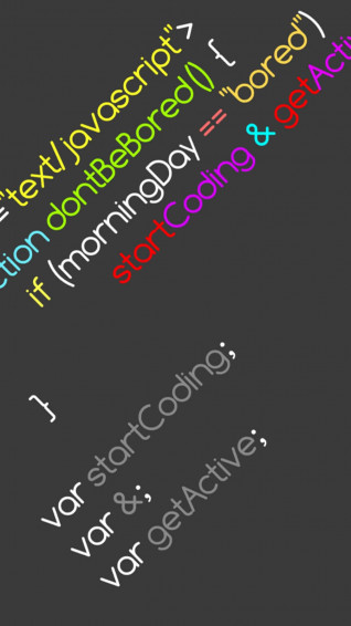 iPhone Coding Wallpaper