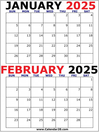 January And February Calendar Printable Wallpaper