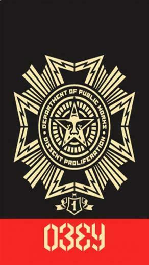 Obey Wallpaper iPhone Logo