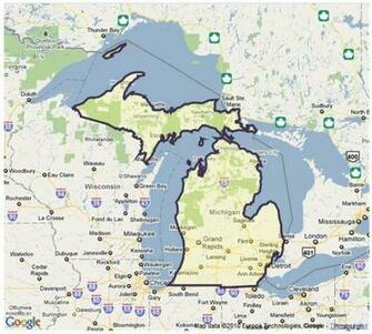 Michigan State Map Babes HD Wallpaper