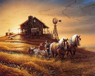 Terry Redlin Oil Paintings No Desktop Wallpaper Wallcoo