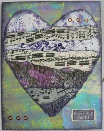 Torn Paper Background Technique Cards Scraps