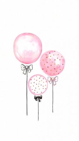 Pink Love Balloon Wallpaper Girly Art Cute Drawings Butterfly