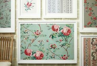 Framing Antique Wallpaper Samples Katy Elliott