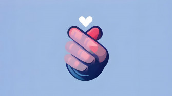 Finger Heart Wallpaper And