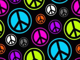 Zebra Peace Sign Background