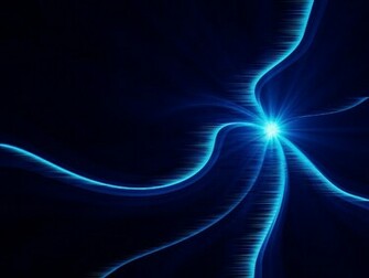 Blue And Black Abstract Lines Wallpaper Background HD Desktop