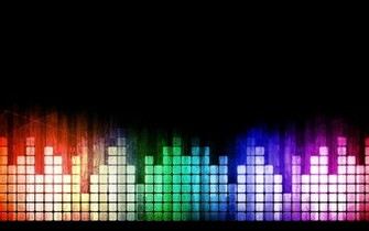 Glowing Equalizer Wallpaper