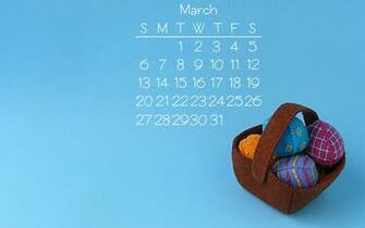 March Computer Wallpaper Shiny Happy World