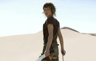 Wallpaper Shorts Stockings Resident Evil Milla Jovovich
