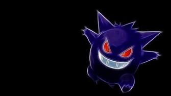 Pokemon Gengar Wallpaper Black Background