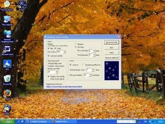 Desktop Snow For Windows Makes Fall
