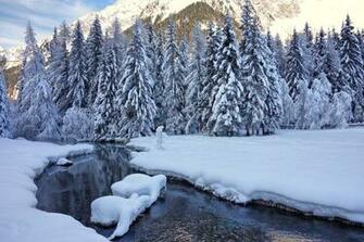 Mountains Winter Snow Wallpaper Desktop