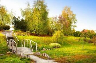 Landscapes Stairways Wallpaper