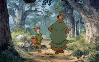 Cartoons Wallpaper Robin Hood And Little John
