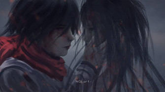 Aesthetic Anime Couple Wallpaper