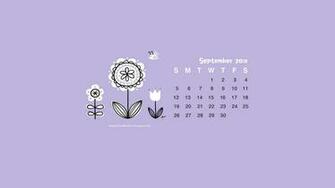 Happy Doodle Land September Desktop Wallpaper