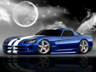Blue Dodge Viper Wallpaper Desktop Wallpaperlepi