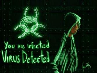 Virus Detected Wallpaper At Wallpaperbro