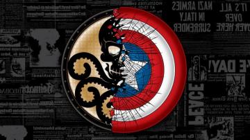 The Avengers Captain America Winter Soldier Typography