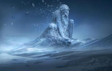 Wallpaper Ice Fantasy Winter Snow Digital Art Artwork
