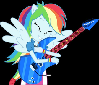 Rainbow Dash Equestria Girl Rocks By Negasun