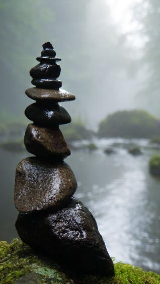 Zen iPhone Wallpaper Top Background