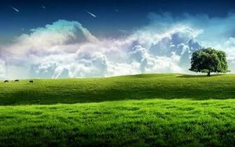 Nature Landscape Scene HD Wallpaper 3d