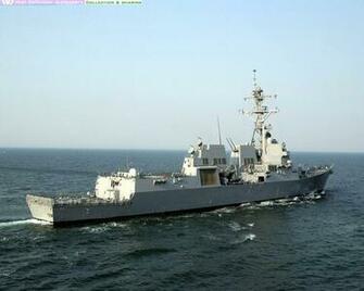 Us Navy Arleigh Burke Class Guided Missile Destroyer Wallpaper