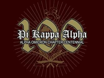 Pi Kappa Alpha Crest Background Omicron Chapter Of