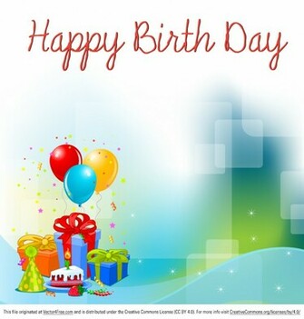 BirtHDay Background Vector