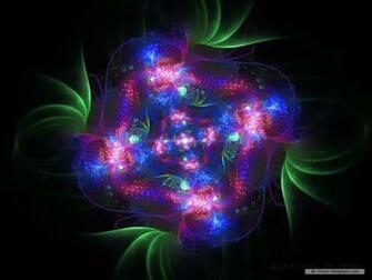 Flower Wallpaper Creative Fractal Art