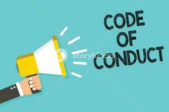 Writing Note Showing Code Of Conduct Business Photo Showcasing