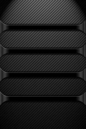 Black Chrome HD iPhone4 Wallpaper