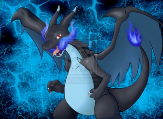 Mega Charizard X By Greensimon