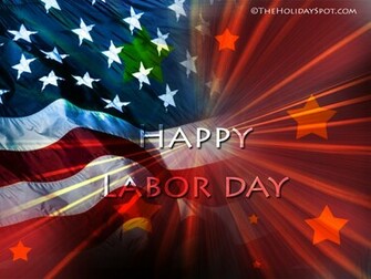 Happy Labor Day Wallpaper Illustration