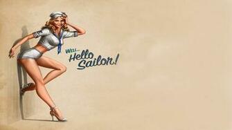 Pin Up Girls Wallpaper Image HD Photos Pinup Sailor