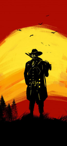 Western Cowboy iPhone Wallpaper