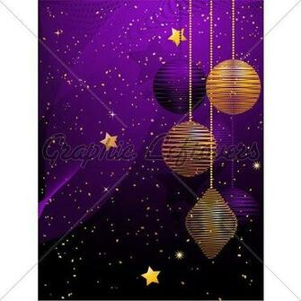 Purple And Gold Background Wallpaper A Christmas