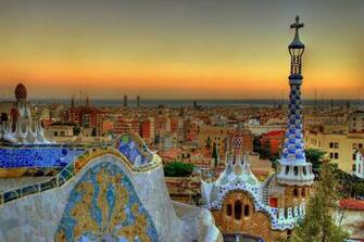 Park Guell Barcelona Spain Wallpaper