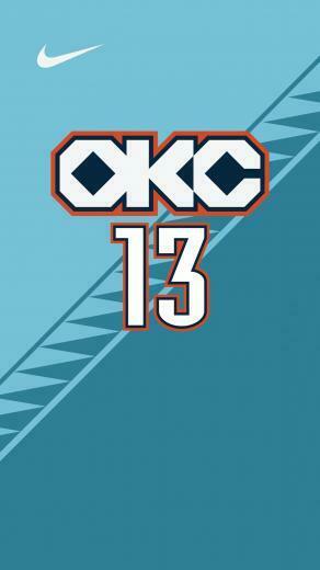 Oklahoma City Thunder Edition Jersey Wallpaper