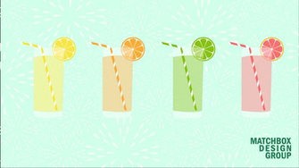 June Citrus Summer Wallpaper Matchbox Design