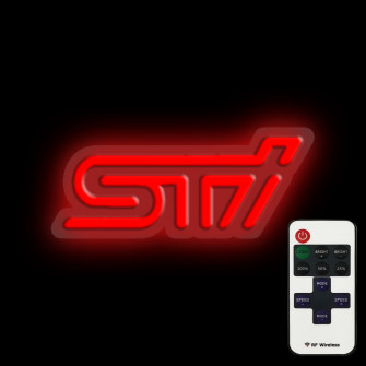 Sti Logo Neon Light