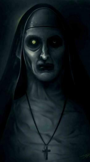 Wallpaper The Nun Movie iPhone 3d
